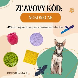 🐕 Nájdeš u nás naozaj širokú ponuku enrichmentových hračiek od SodaPup a ak ťa zaujímajú novinky, tak viac o nich nájdeš v...